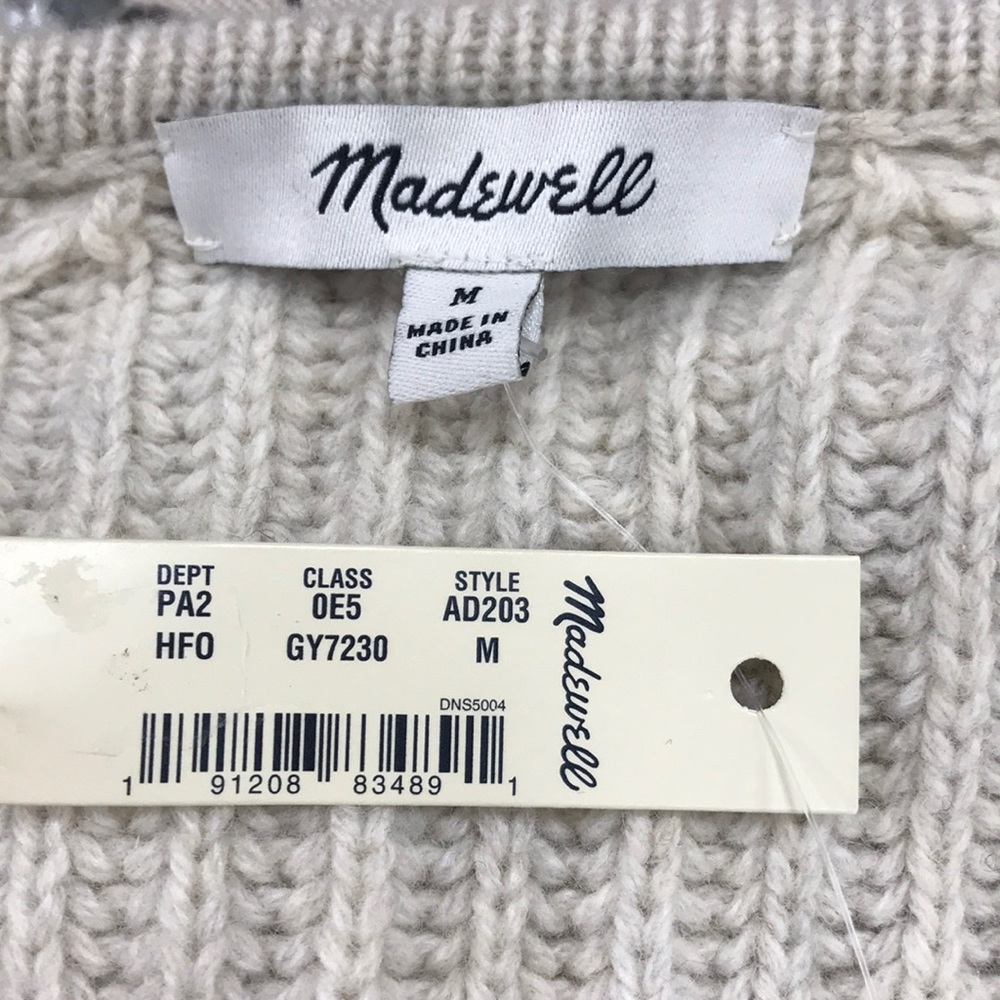 🎁 MADEWELL Redford Cardigan Sweater - Picture 4 of 7
